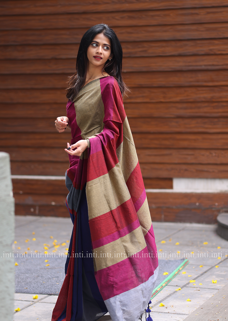 Tranquil Trio Saree