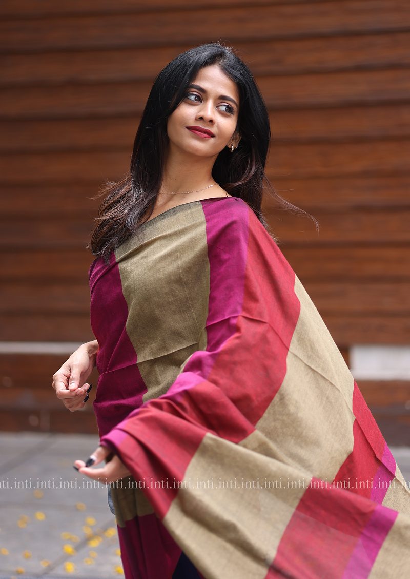 Tranquil Trio Saree