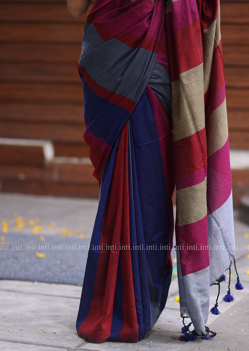 Tranquil Trio Saree