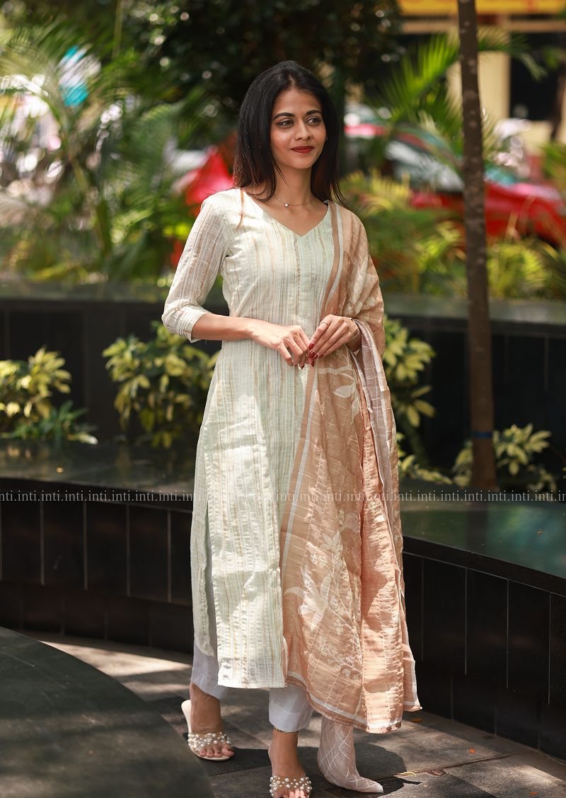 Vanilla Beige Salwar Suit