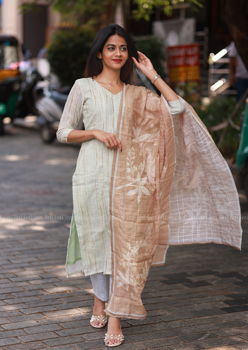 Vanilla Beige Salwar Suit
