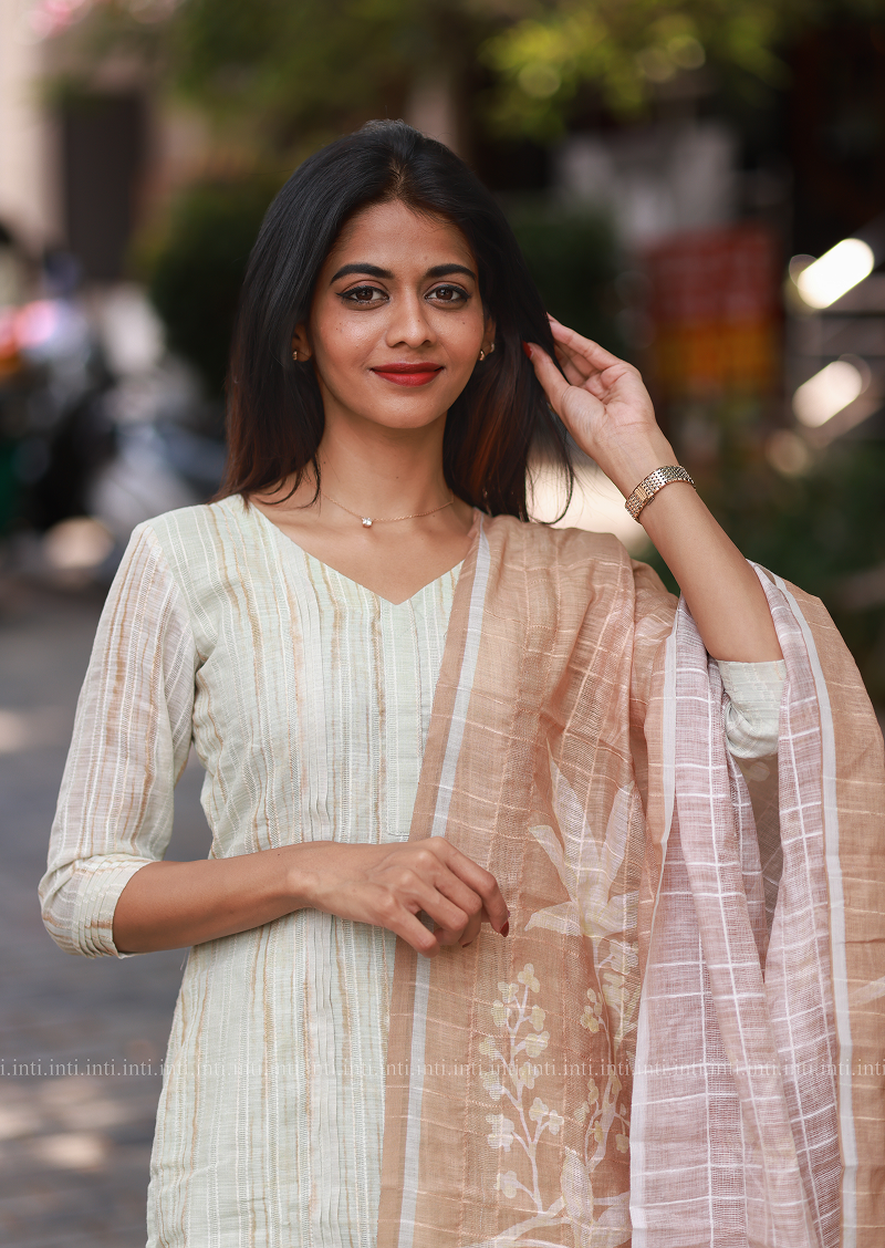 Vanilla Beige Salwar Suit