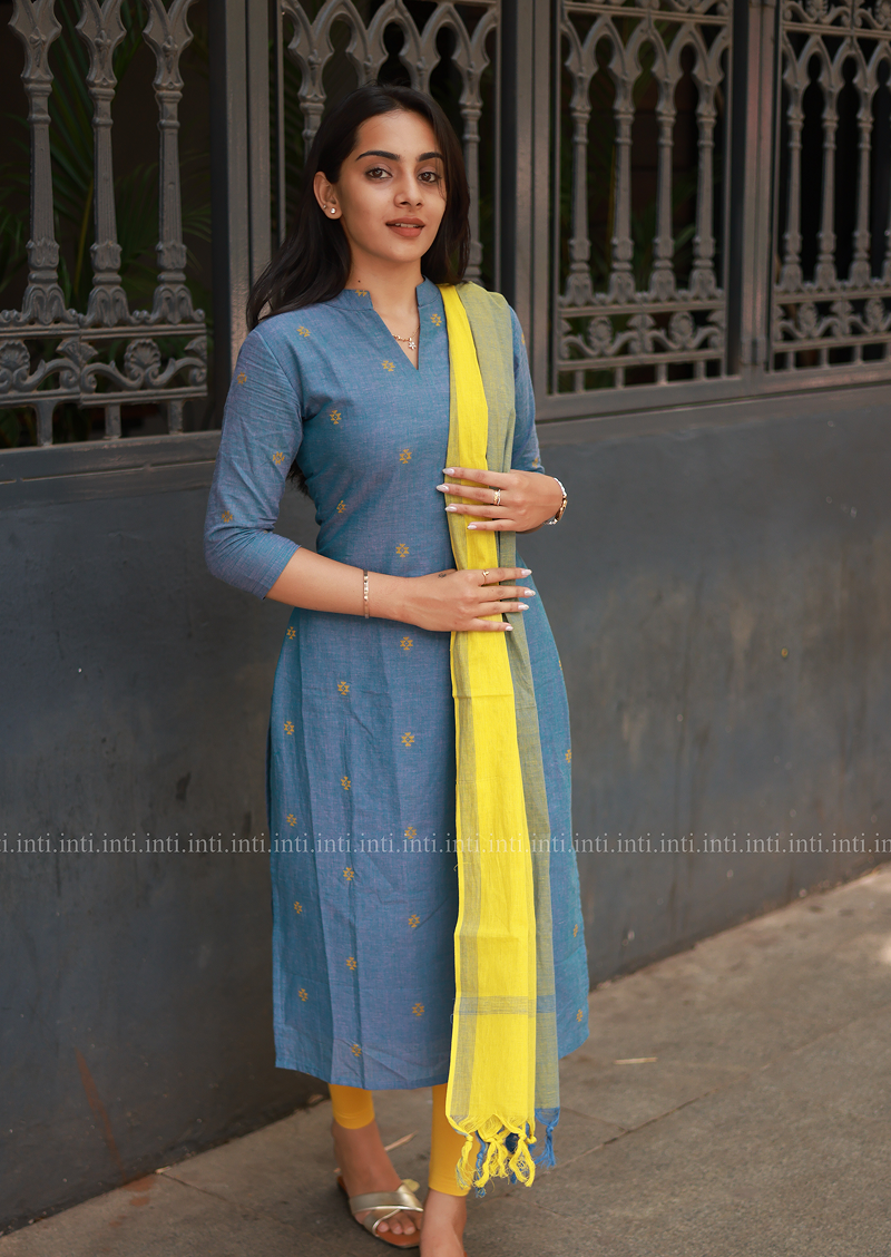 Bright Breeze Top & Dupatta Set