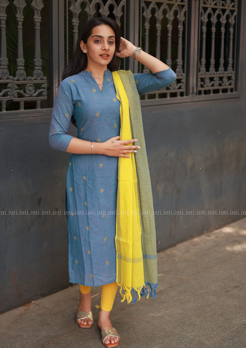 Bright Breeze Top & Dupatta Set