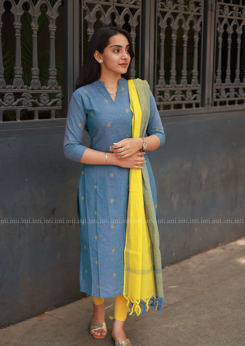 Bright Breeze Top & Dupatta Set