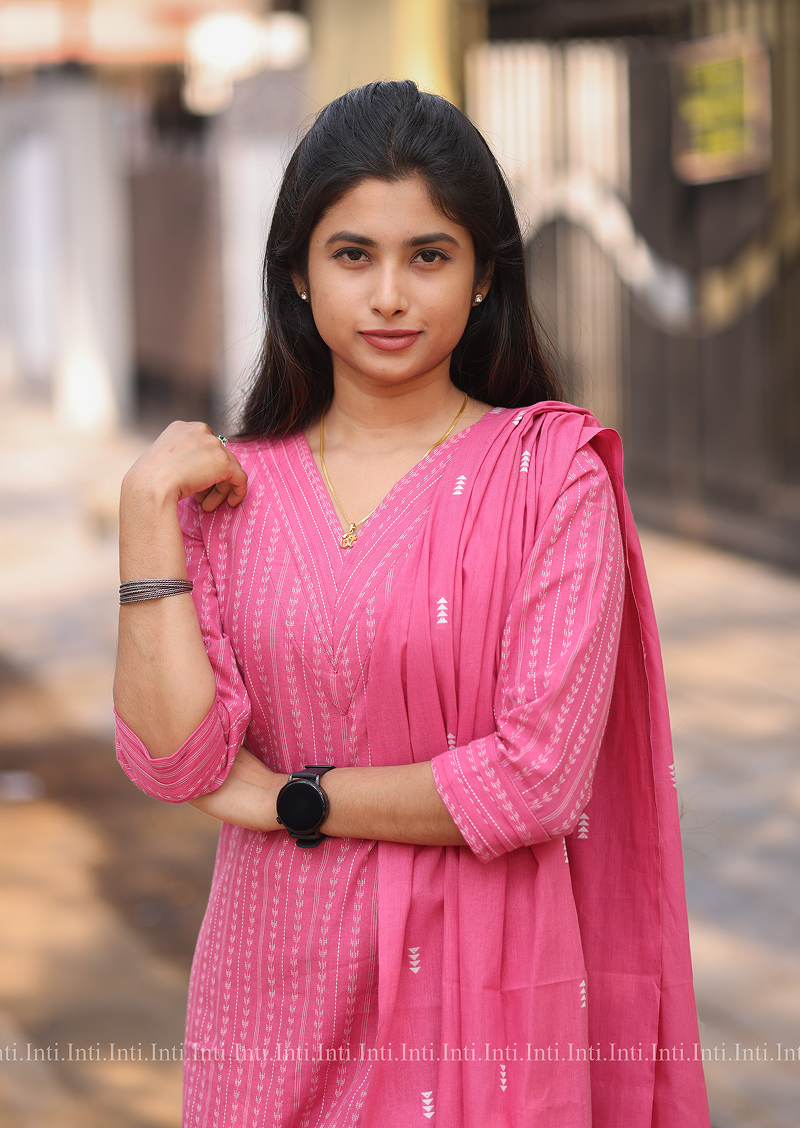 Threaded Blush Salwar Suit