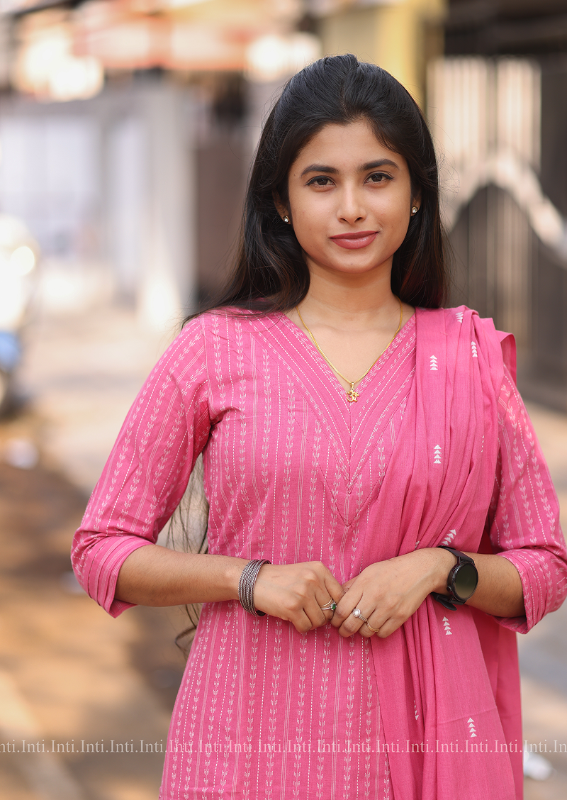 Threaded Blush Salwar Suit