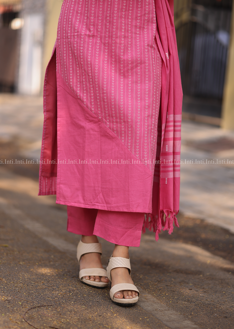 Threaded Blush Salwar Suit