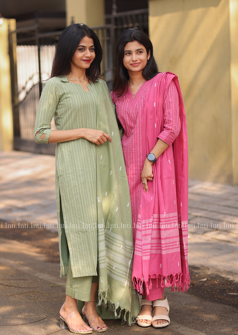 Threaded Blush Salwar Suit