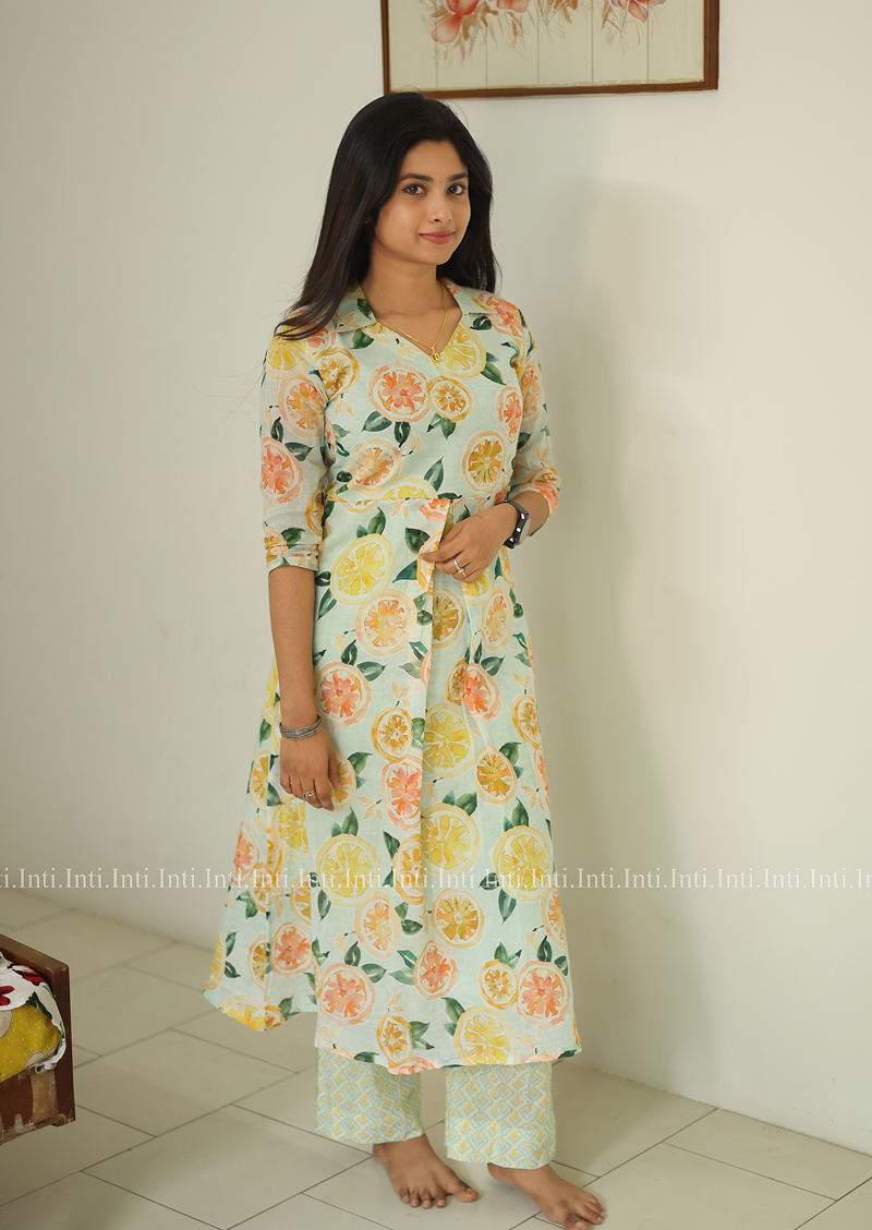 Fruity Flare Aline Top and Pant Set