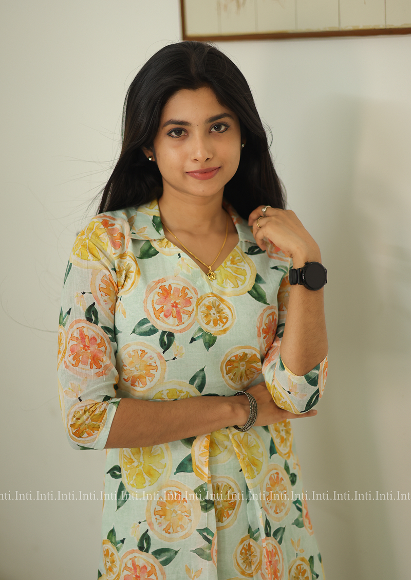 Fruity Flare Aline Top and Pant Set