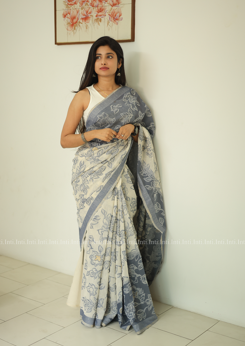 Frosted Grace Saree