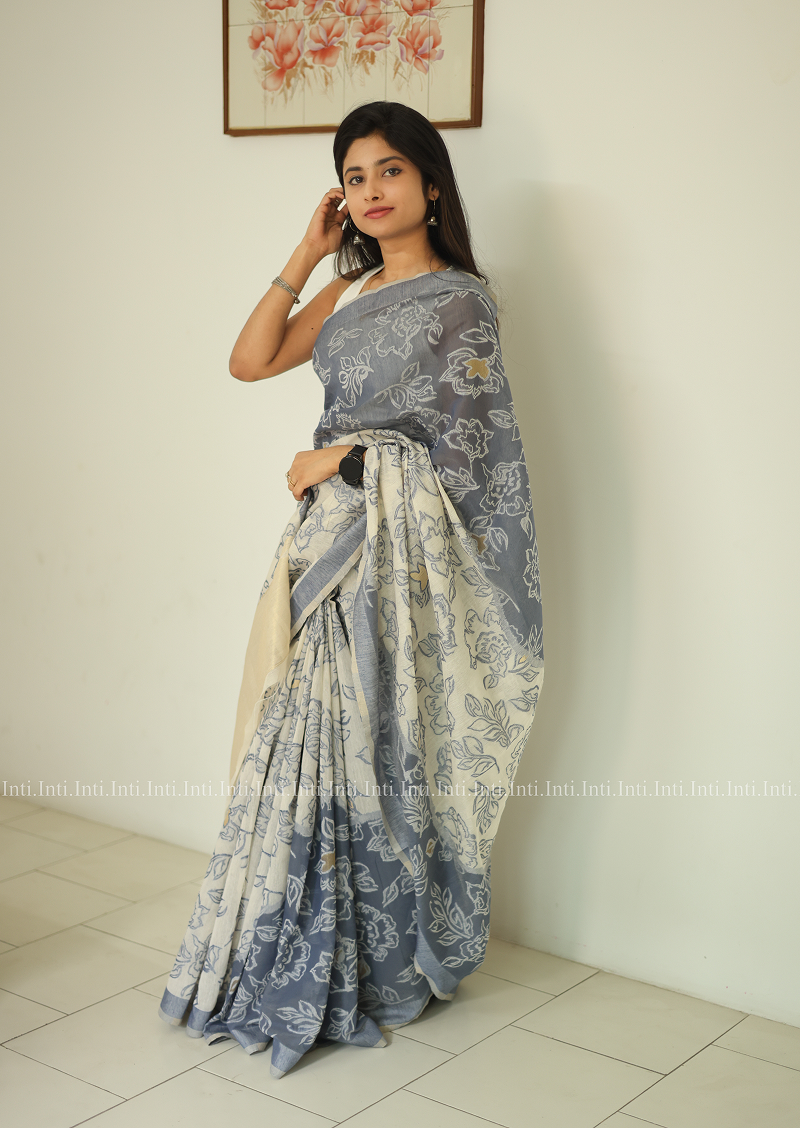 Frosted Grace Saree