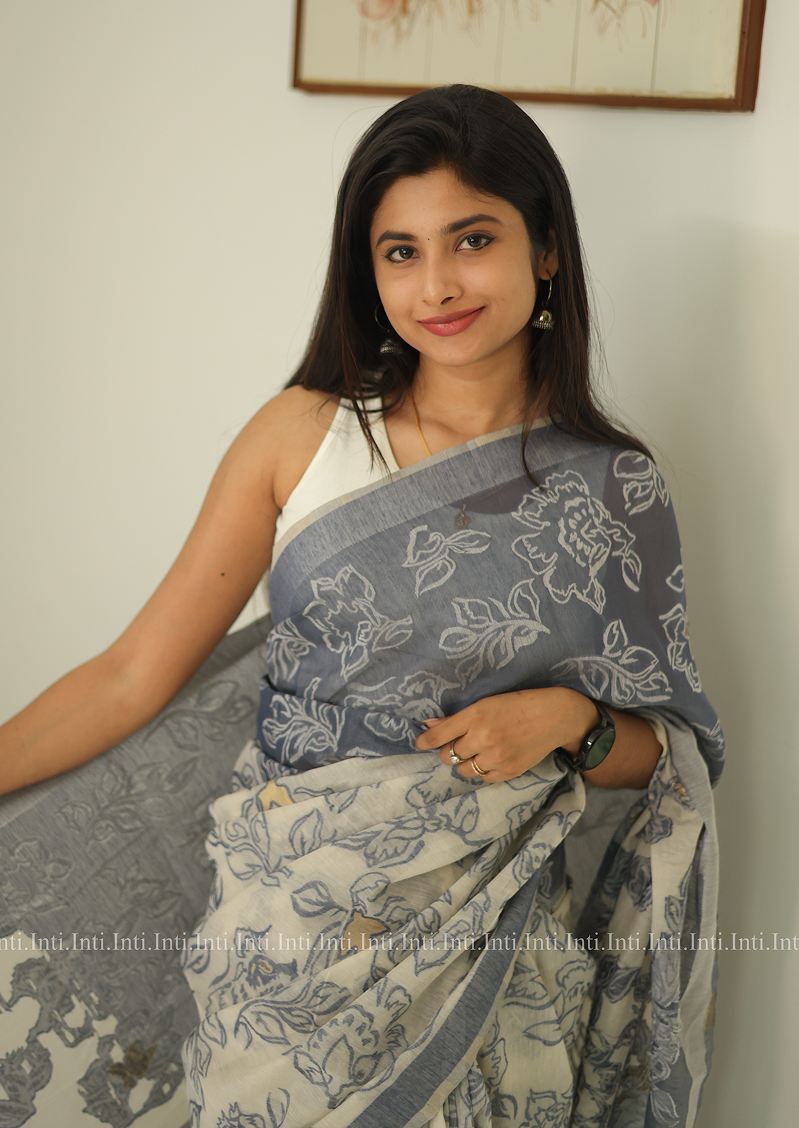 Frosted Grace Saree
