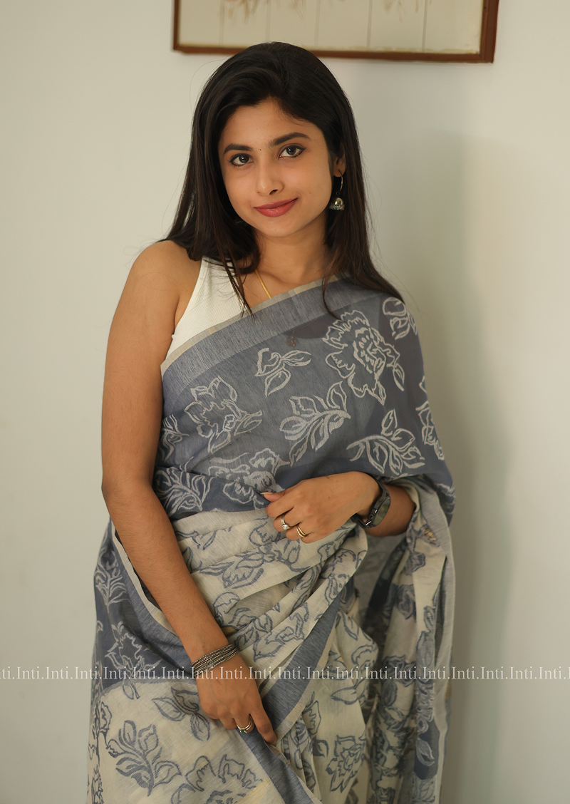Frosted Grace Saree