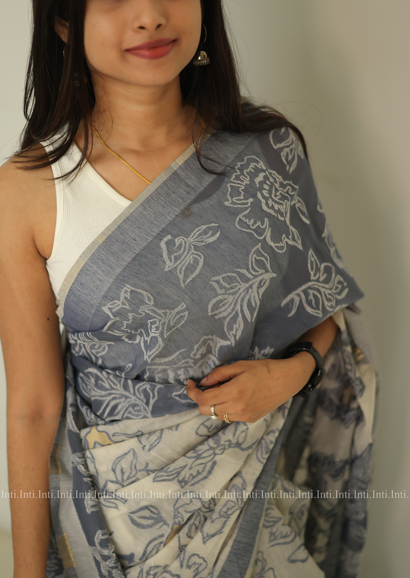 Frosted Grace Saree