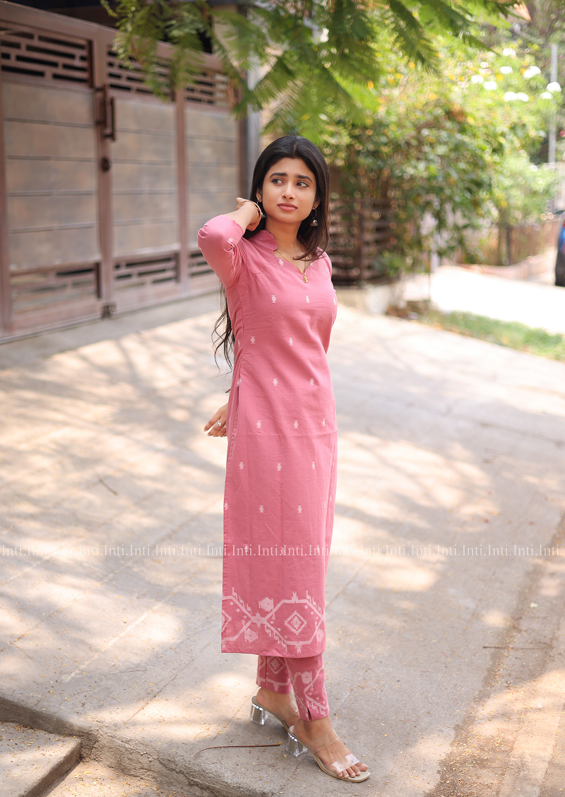 Pink Drizzle Top and Pant Set