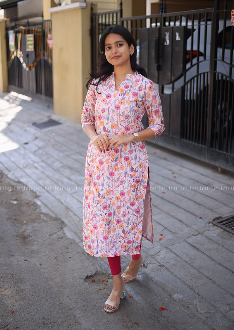 Petal Frost Kurti