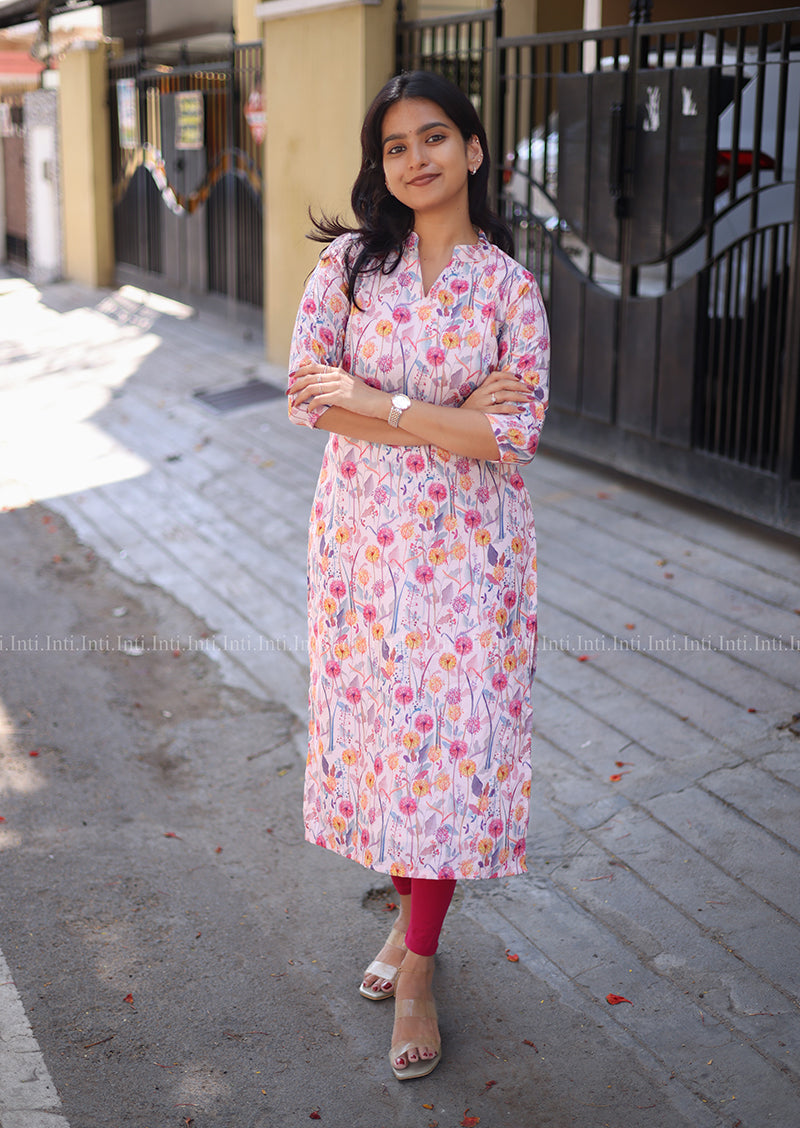 Petal Frost Kurti