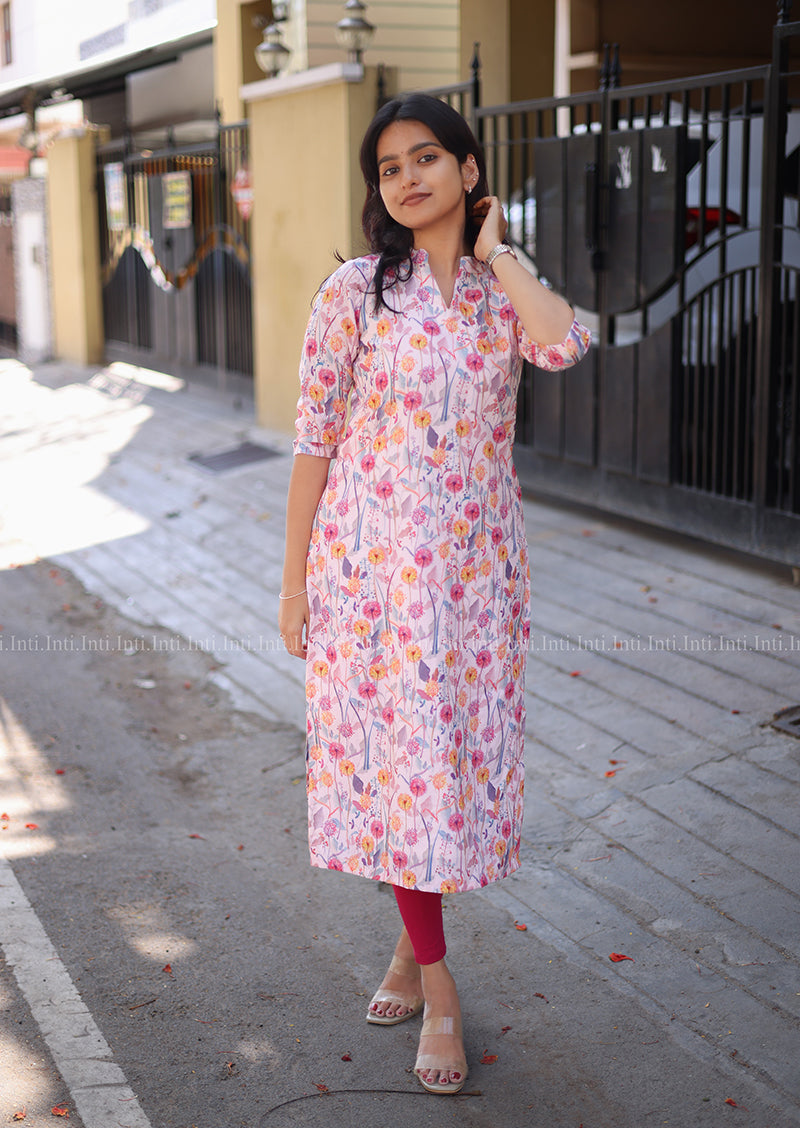 Petal Frost Kurti