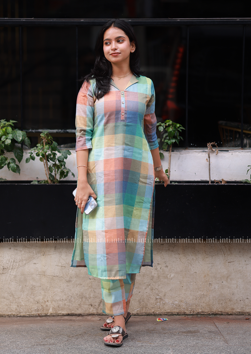 Boho Blocks Top & Pant Set