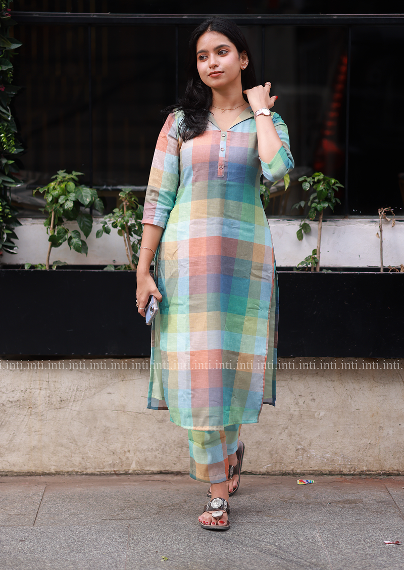 Boho Blocks Top & Pant Set