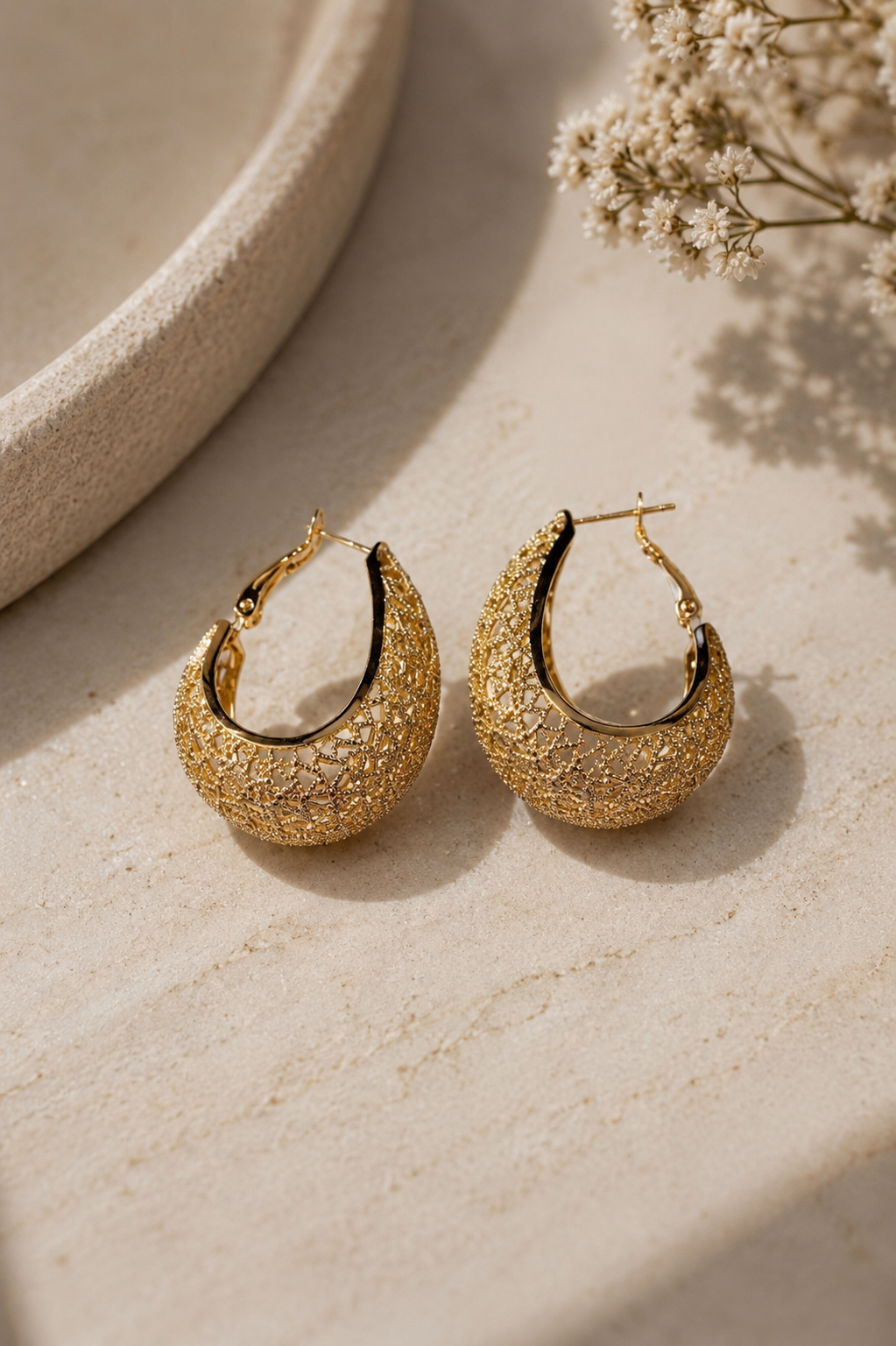 Aurelia Textured Earrings