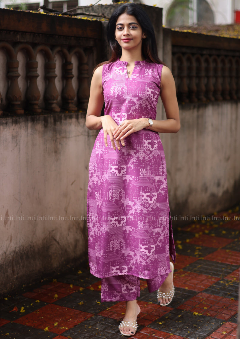 Plum Luxe Top & Pant Set