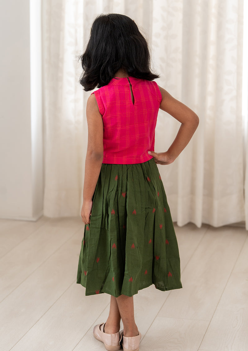 Gulab Twril Top and Skirt