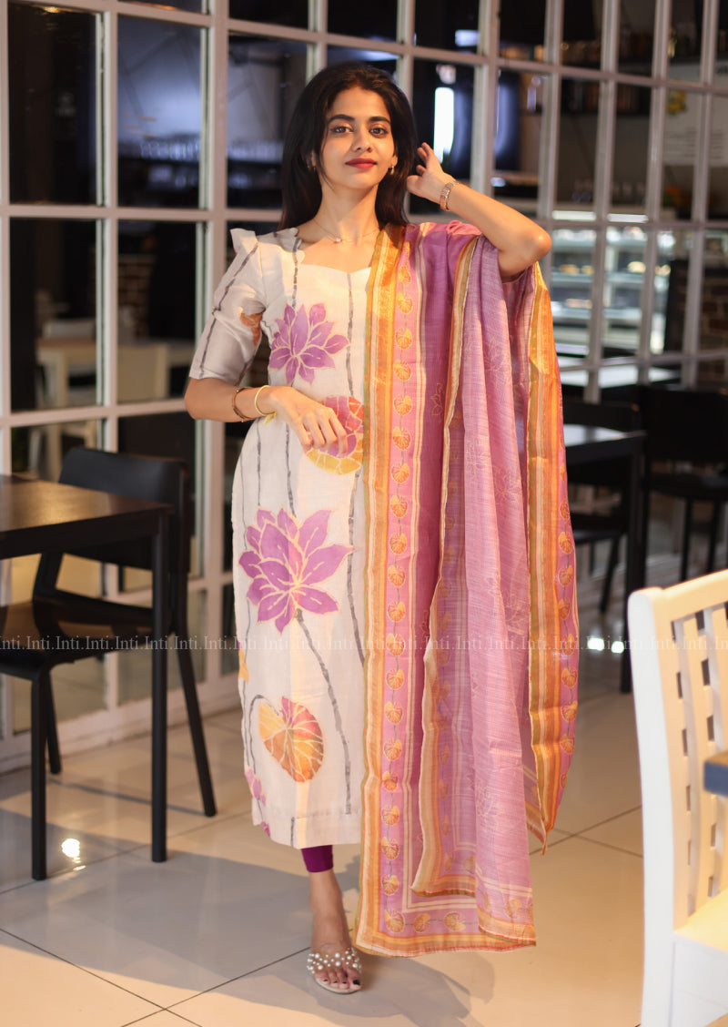Lotus Lane Top & Dupatta Set