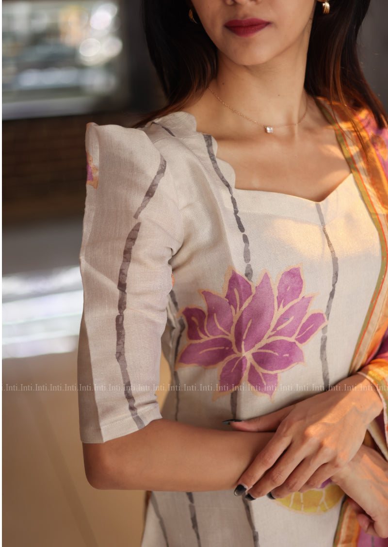 Lotus Lane Top & Dupatta Set