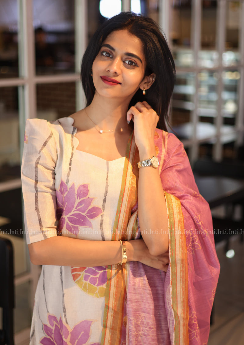 Lotus Lane Top & Dupatta Set