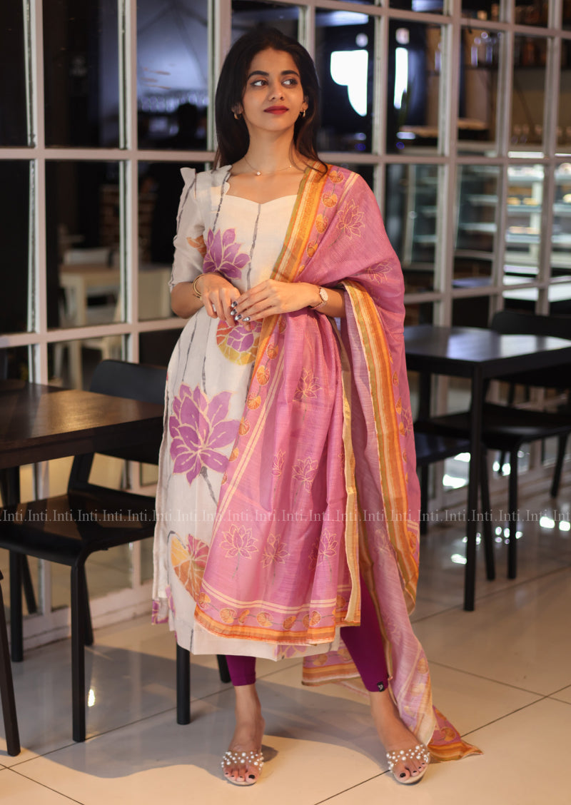 Lotus Lane Top & Dupatta Set