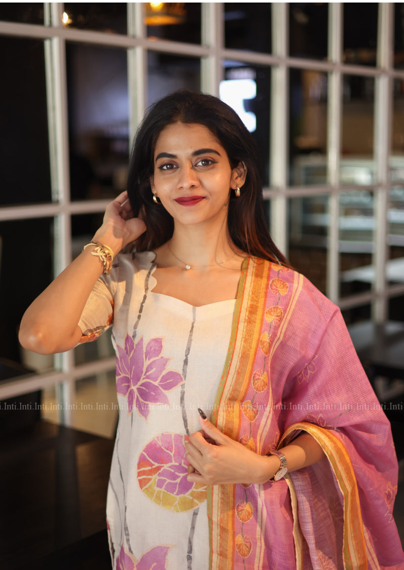 Lotus Lane Top & Dupatta Set