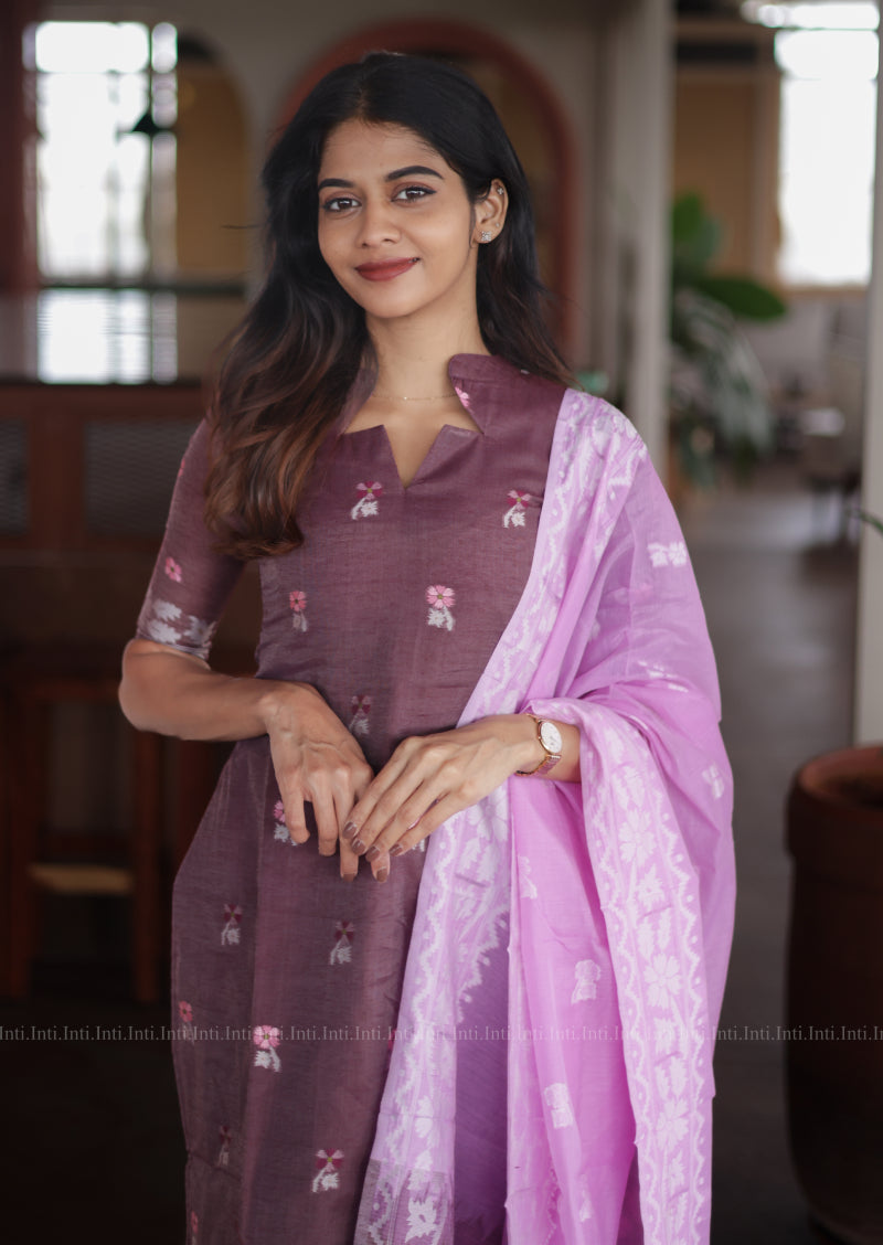 Maple Dawn Top & Dupatta Set