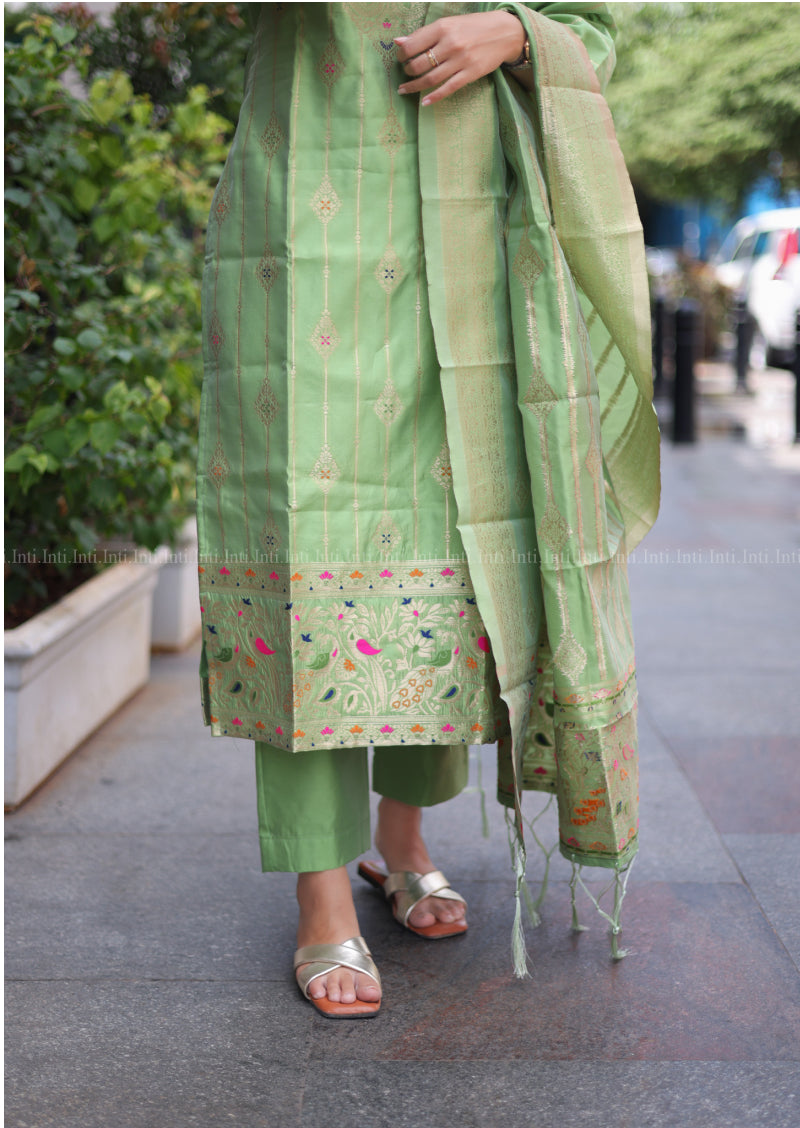 Mint Mirage Salwar Suit