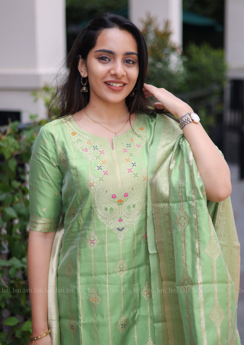 Mint Mirage Salwar Suit