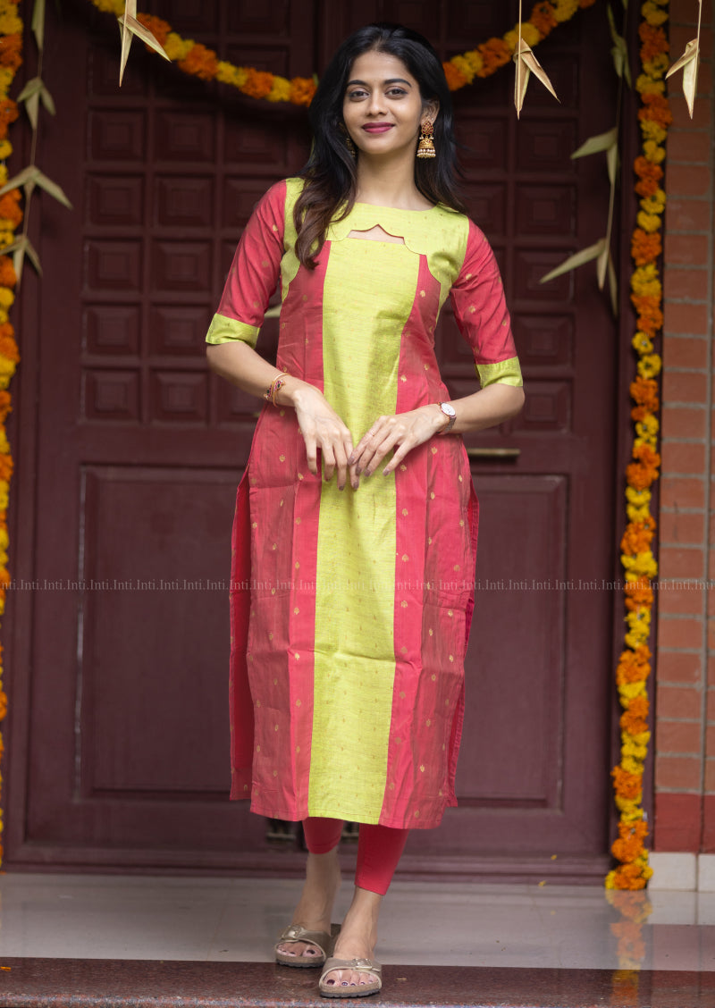 Minted Petal Hue Kurti