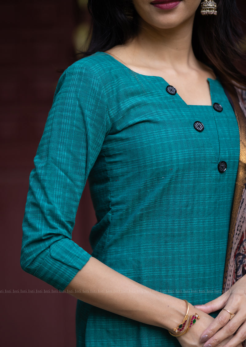Pearly Lunar Top & Dupatta Set