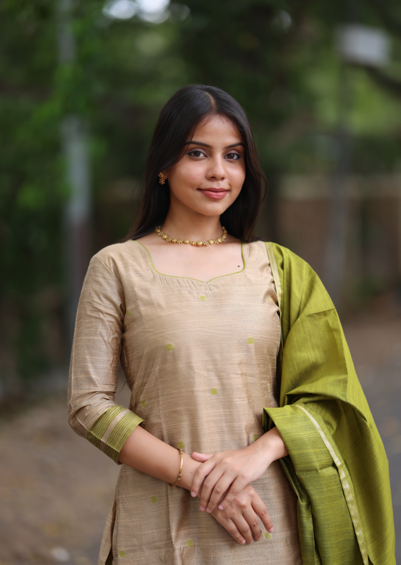 Pistachio Sand Salwar Suit