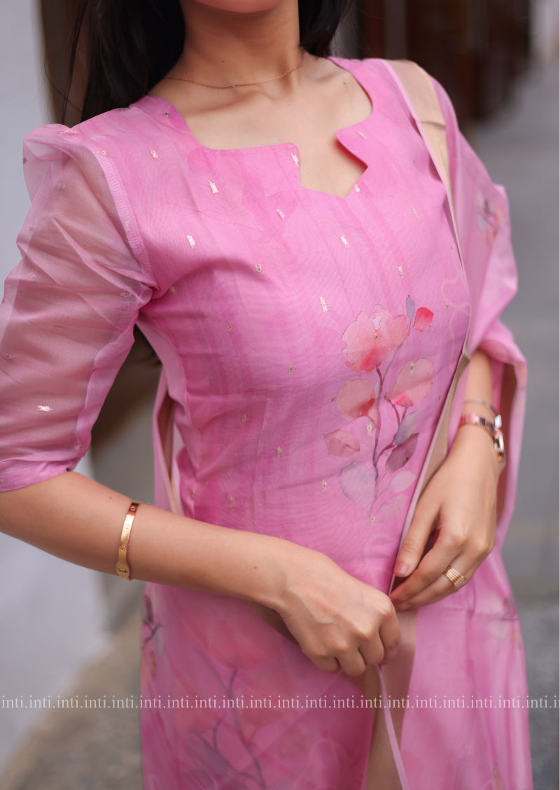 Rosebud Sparkle Top & Dupatta Set