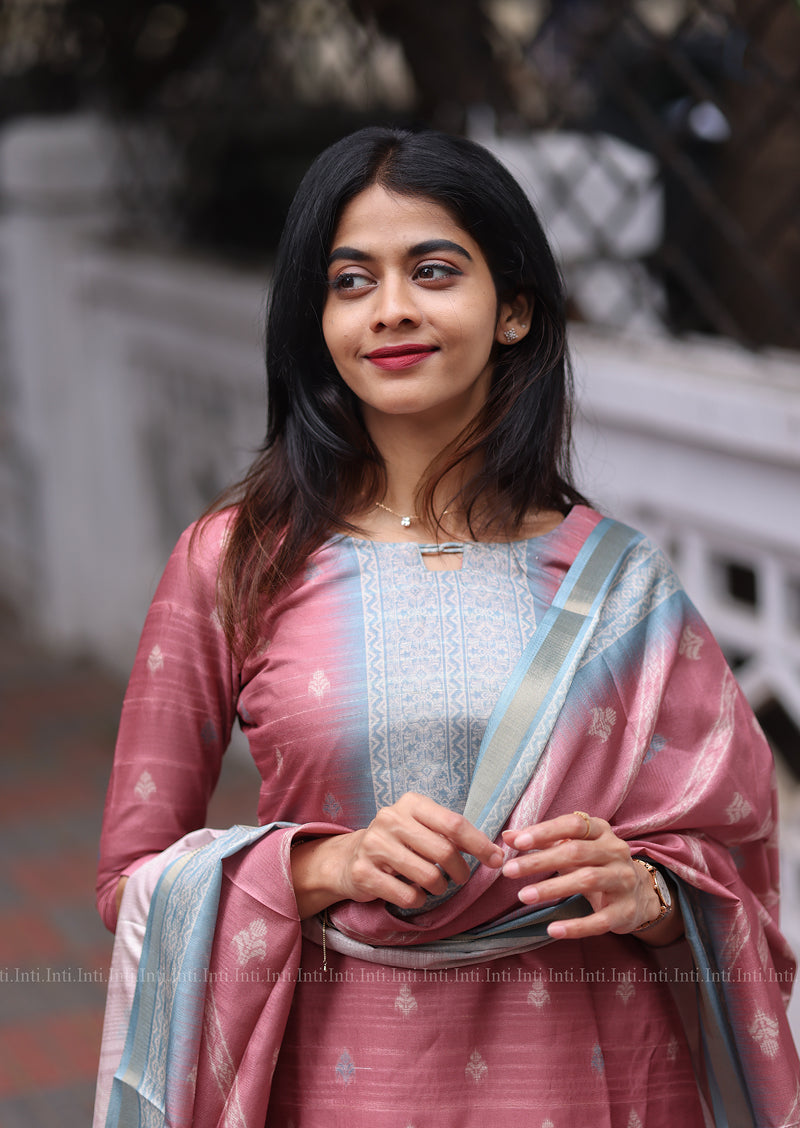Rose Raga Top & Dupatta Set