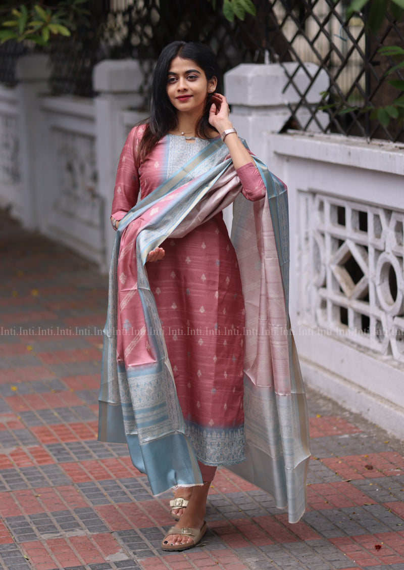 Rose Raga Top & Dupatta Set