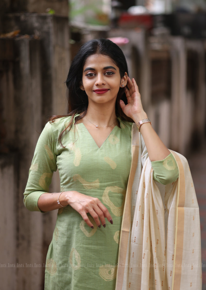 Sage Glow Salwar Suit