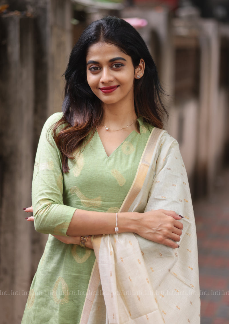 Sage Glow Salwar Suit