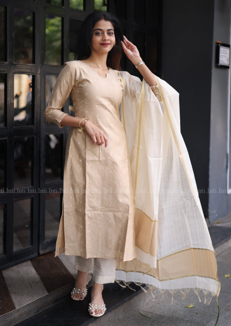 Soft Gold Story Salwar Suit