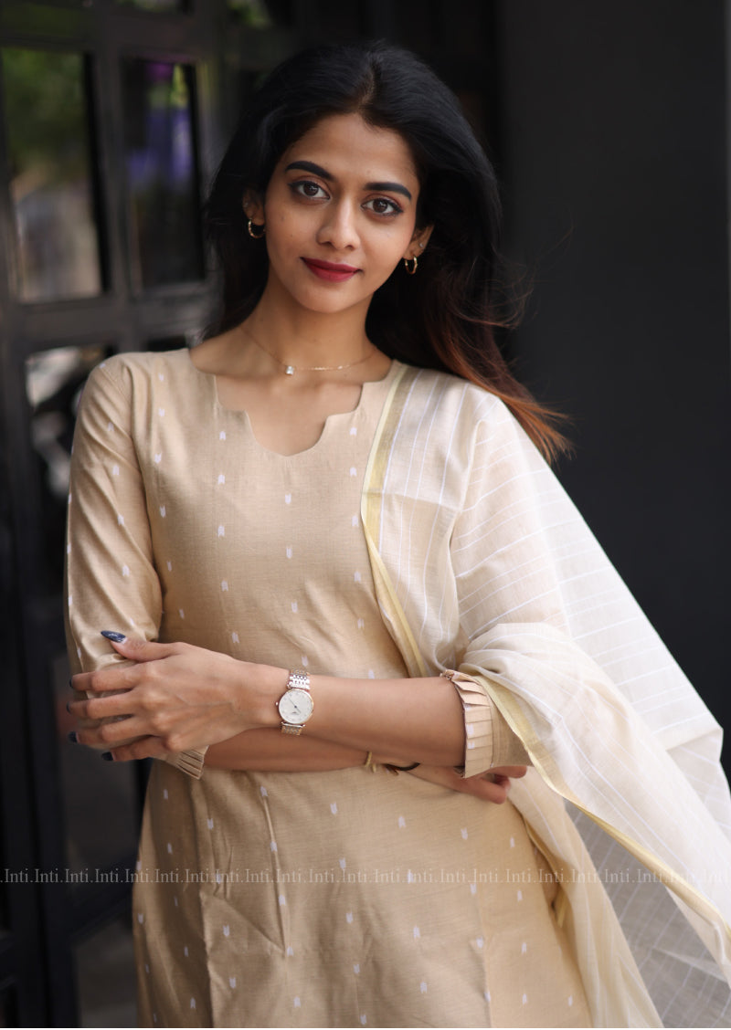 Soft Gold Story Salwar Suit
