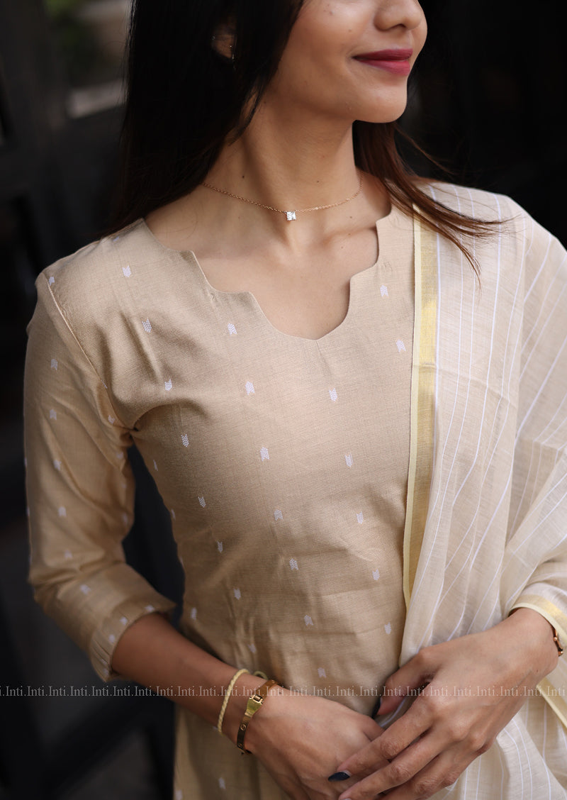 Soft Gold Story Salwar Suit