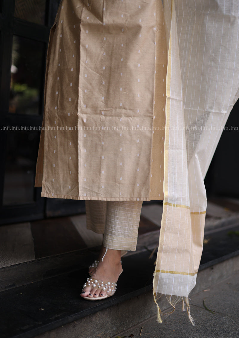 Soft Gold Story Salwar Suit