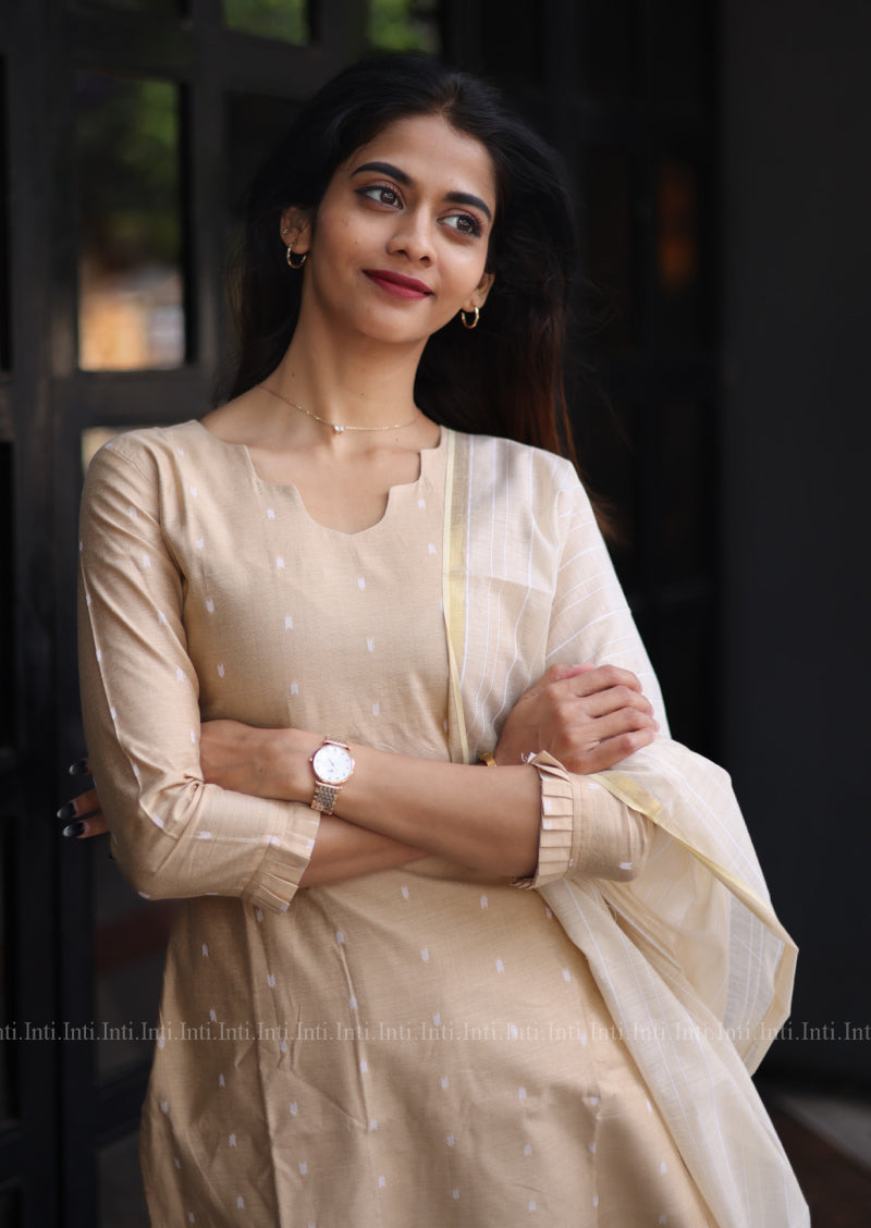 Soft Gold Story Salwar Suit